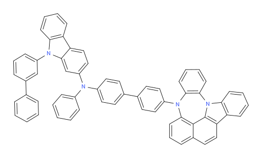 N-(4'-(4H-4,8b-diazaindeno[1,2,3-gh]pleiaden-4-yl)-[1,1'-biphenyl]-4-yl)-9-([1,1'-biphenyl]-3-yl)-N-phenyl-9H-carbazol-2-amine