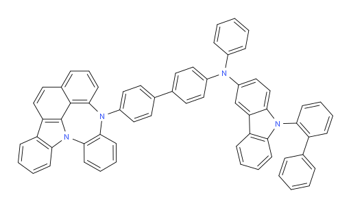 N-(4'-(4H-4,8b-diazaindeno[1,2,3-gh]pleiaden-4-yl)-[1,1'-biphenyl]-4-yl)-9-([1,1'-biphenyl]-2-yl)-N-phenyl-9H-carbazol-3-amine