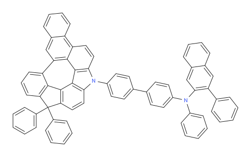 N-(4'-(3,3-diphenyl-14-azafluoreno[3',4',5':3,4,5,6]azuleno[7,8,1-mna]phenanthren-14(3H)-yl)-[1,1'-biphenyl]-4-yl)-N,3-diphenylnaphthalen-2-amine