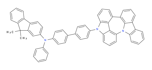 N-(4'-(1H-azepino[2,3,4,5-def:6,7,1-j'k']dicarbazol-1-yl)-[1,1'-biphenyl]-4-yl)-9,9-dimethyl-N-phenyl-9H-fluoren-2-amine