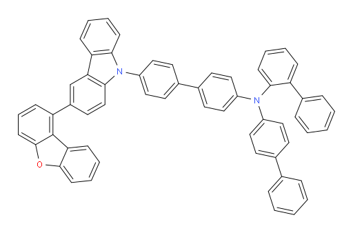 N-([1,1'-biphenyl]-4-yl)-N-(4'-(3-(dibenzo[b,d]furan-1-yl)-9H-carbazol-9-yl)-[1,1'-biphenyl]-4-yl)-[1,1'-biphenyl]-2-amine