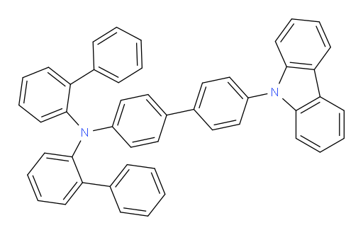 N-(4'-(9H-carbazol-9-yl)-[1,1'-biphenyl]-4-yl)-N-([1,1'-biphenyl]-2-yl)-[1,1'-biphenyl]-2-amine