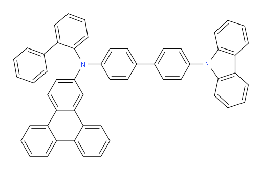 N-(4'-(9H-carbazol-9-yl)-[1,1'-biphenyl]-4-yl)-N-([1,1'-biphenyl]-2-yl)triphenylen-2-amine