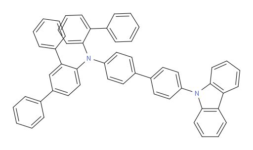 N-(4'-(9H-carbazol-9-yl)-[1,1'-biphenyl]-4-yl)-N-([1,1'-biphenyl]-2-yl)-[1,1':3',1''-terphenyl]-4'-amine