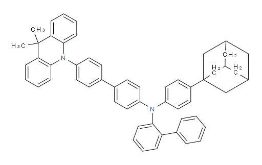 N-(4-(adamantan-1-yl)phenyl)-N-(4'-(9,9-dimethylacridin-10(9H)-yl)-[1,1'-biphenyl]-4-yl)-[1,1'-biphenyl]-2-amine