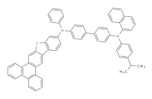 N4-(benzo[b]triphenyleno[2,3-d]thiophen-12-yl)-N4'-(4-isopropylphenyl)-N4'-(naphthalen-1-yl)-N4-phenyl-[1,1'-biphenyl]-4,4'-diamine