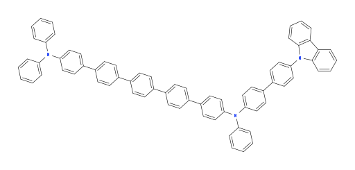 N4-(4'-(9H-carbazol-9-yl)-[1,1'-biphenyl]-4-yl)-N4,N4'''',N4''''-triphenyl-[1,1':4',1'':4'',1''':4''',1''''-quinquephenyl]-4,4''''-diamine