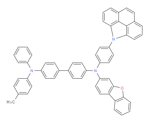 N4-(4-(4H-benzo[def]carbazol-4-yl)phenyl)-N4-(dibenzo[b,d]furan-3-yl)-N4'-phenyl-N4'-(p-tolyl)-[1,1'-biphenyl]-4,4'-diamine