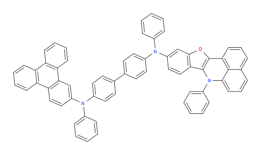 N4,N4'-diphenyl-N4-(7-phenyl-7H-benzo[de]benzofuro[3,2-b]quinolin-10-yl)-N4'-(triphenylen-2-yl)-[1,1'-biphenyl]-4,4'-diamine