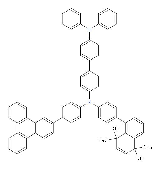 N4,N4-diphenyl-N4'-(4-(5,5,8,8-tetramethyl-5,8-dihydronaphthalen-1-yl)phenyl)-N4'-(4-(triphenylen-2-yl)phenyl)-[1,1'-biphenyl]-4,4'-diamine