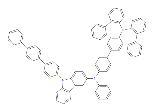 N4,N4-di([1,1'-biphenyl]-2-yl)-N4'-(9-([1,1':4',1''-terphenyl]-4-yl)-9H-carbazol-3-yl)-N4'-phenyl-[1,1'-biphenyl]-4,4'-diamine