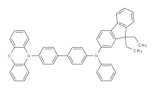 N-(4'-(10H-phenoxazin-10-yl)-[1,1'-biphenyl]-4-yl)-9,9-diethyl-N-phenyl-9H-fluoren-2-amine