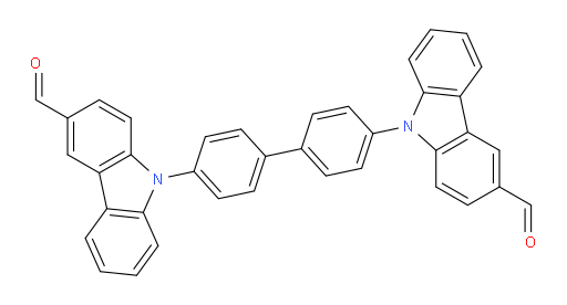9,9'-([1,1'-biphenyl]-4,4'-diyl)bis(9H-carbazole-3-carbaldehyde)