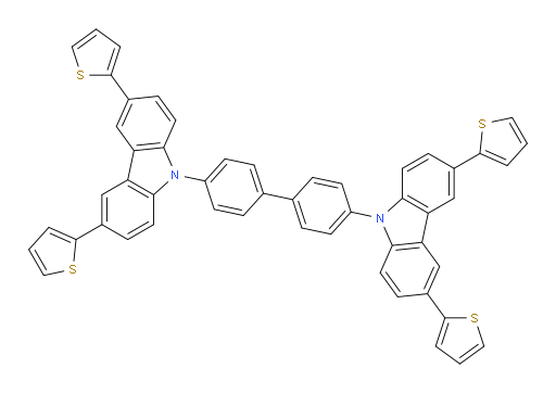 4,4'-bis(3,6-di(thiophen-2-yl)-9H-carbazol-9-yl)-1,1'-biphenyl