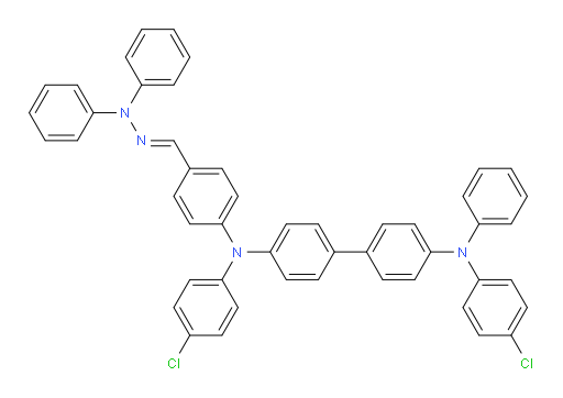 (E)-N4,N4'-bis(4-chlorophenyl)-N4-(4-((2,2-diphenylhydrazono)methyl)phenyl)-N4'-phenyl-[1,1'-biphenyl]-4,4'-diamine
