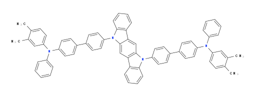 4',4'''-(indolo[3,2-b]carbazole-5,11-diyl)bis(N-(3,4-dimethylphenyl)-N-phenyl-[1,1'-biphenyl]-4-amine)