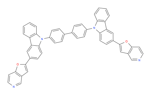 4,4'-bis(3-(furo[3,2-c]pyridin-2-yl)-9H-carbazol-9-yl)-1,1'-biphenyl
