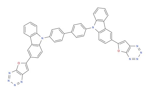 4,4'-bis(3-(furo[2,3-e][1,2,3,4]tetrazin-6-yl)-9H-carbazol-9-yl)-1,1'-biphenyl