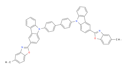 4,4'-bis(3-(5-methylbenzo[d]oxazol-2-yl)-9H-carbazol-9-yl)-1,1'-biphenyl