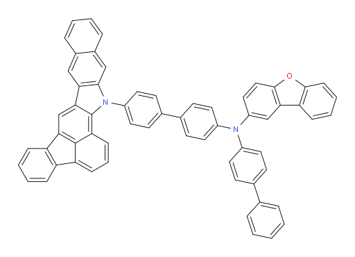 N-(4'-(15H-benzo[h]fluoreno[1,9-ab]carbazol-15-yl)-[1,1'-biphenyl]-4-yl)-N-([1,1'-biphenyl]-4-yl)dibenzo[b,d]furan-2-amine