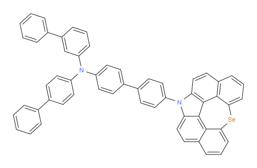 N-(4'-(12H-6-selena-12-azaindeno[2,1,7,6-ghij]pleiaden-12-yl)-[1,1'-biphenyl]-4-yl)-N-([1,1'-biphenyl]-4-yl)-[1,1'-biphenyl]-3-amine