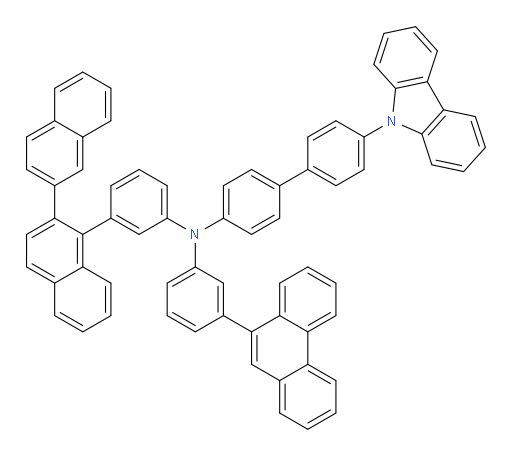 N-(3-([2,2'-binaphthalen]-1-yl)phenyl)-4'-(9H-carbazol-9-yl)-N-(3-(phenanthren-9-yl)phenyl)-[1,1'-biphenyl]-4-amine
