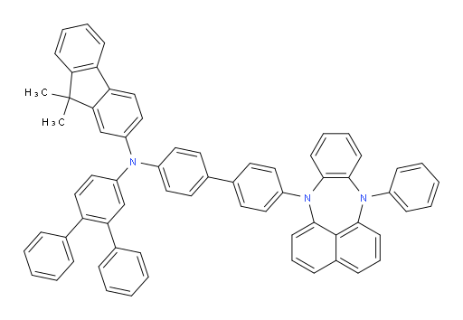 N-([1,1':2',1''-terphenyl]-4'-yl)-9,9-dimethyl-N-(4'-(12-phenylbenzo[b]naphtho[1,8-ef][1,4]diazepin-7(12H)-yl)-[1,1'-biphenyl]-4-yl)-9H-fluoren-2-amine
