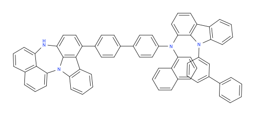 N-(4'-(4H-naphtho[1',8':5,6,7][1,4]diazepino[3,2,1-jk]carbazol-7-yl)-[1,1'-biphenyl]-4-yl)-9-([1,1'-biphenyl]-3-yl)-N-(naphthalen-1-yl)-9H-carbazol-1-amine