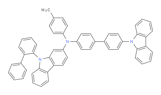 N-(4'-(9H-carbazol-9-yl)-[1,1'-biphenyl]-4-yl)-9-([1,1'-biphenyl]-2-yl)-N-(p-tolyl)-9H-carbazol-2-amine