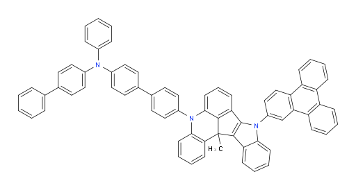 N-([1,1'-biphenyl]-4-yl)-4'-(13c-methyl-9-(triphenylen-2-yl)-9,13c-dihydro-5H-indolo[3',2':4,5]cyclopenta[1,2,3-kl]acridin-5-yl)-N-phenyl-[1,1'-biphenyl]-4-amine