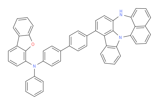 N-(4'-(4H-naphtho[1',8':5,6,7][1,4]diazepino[3,2,1-jk]carbazol-7-yl)-[1,1'-biphenyl]-4-yl)-N-phenyldibenzo[b,d]furan-4-amine