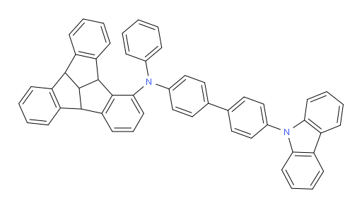 N-(4'-(9H-carbazol-9-yl)-[1,1'-biphenyl]-4-yl)-N-phenyl-4b,4b1,8b,12b-tetrahydrodibenzo[2,3:4,5]pentaleno[1,6-ab]inden-1-amine