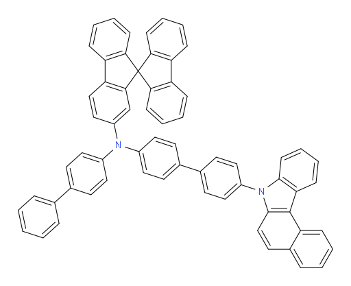 N-(4'-(7H-benzo[c]carbazol-7-yl)-[1,1'-biphenyl]-4-yl)-N-([1,1'-biphenyl]-4-yl)-9,9'-spirobi[fluoren]-2-amine