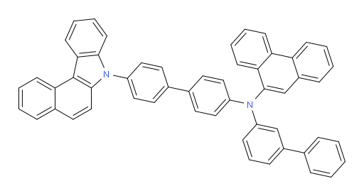 N-(4'-(7H-benzo[c]carbazol-7-yl)-[1,1'-biphenyl]-4-yl)-N-([1,1'-biphenyl]-3-yl)phenanthren-9-amine