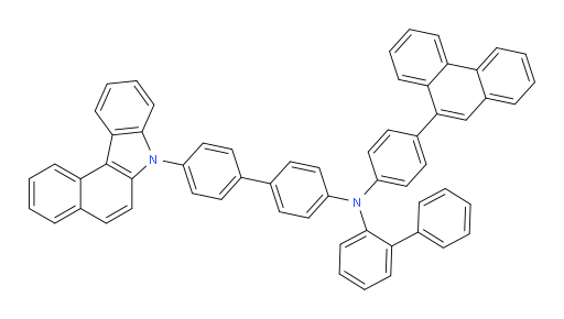 N-(4'-(7H-benzo[c]carbazol-7-yl)-[1,1'-biphenyl]-4-yl)-N-(4-(phenanthren-9-yl)phenyl)-[1,1'-biphenyl]-2-amine
