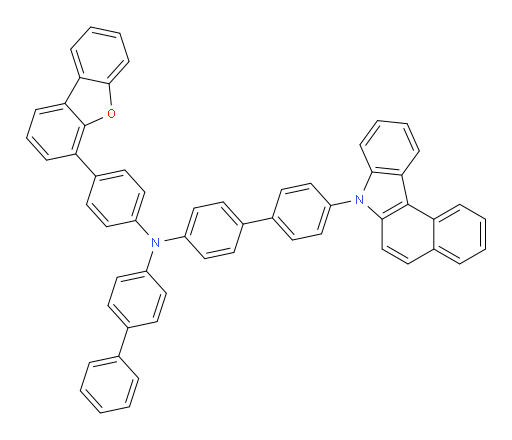 N-([1,1'-biphenyl]-4-yl)-4'-(7H-benzo[c]carbazol-7-yl)-N-(4-(dibenzo[b,d]furan-4-yl)phenyl)-[1,1'-biphenyl]-4-amine