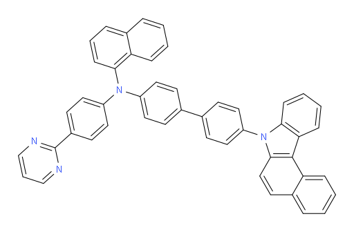 N-(4'-(7H-benzo[c]carbazol-7-yl)-[1,1'-biphenyl]-4-yl)-N-(4-(pyrimidin-2-yl)phenyl)naphthalen-1-amine