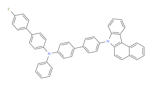 N-(4'-(7H-benzo[c]carbazol-7-yl)-[1,1'-biphenyl]-4-yl)-4'-fluoro-N-phenyl-[1,1'-biphenyl]-4-amine