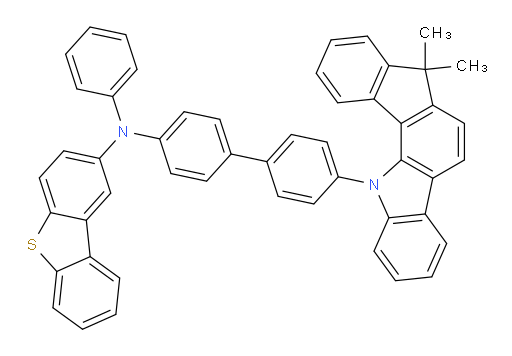 N-(4'-(7,7-dimethylindeno[1,2-a]carbazol-12(7H)-yl)-[1,1'-biphenyl]-4-yl)-N-phenyldibenzo[b,d]thiophen-2-amine