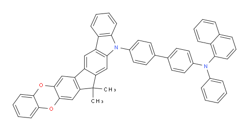 N-(4'-(7,7-dimethylbenzo[5',6'][1,4]dioxino[2',3':5,6]indeno[2,1-b]carbazol-5(7H)-yl)-[1,1'-biphenyl]-4-yl)-N-phenylnaphthalen-1-amine