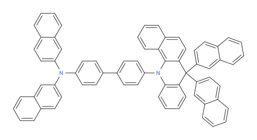 N-(4'-(7,7-di(naphthalen-2-yl)benzo[c]acridin-12(7H)-yl)-[1,1'-biphenyl]-4-yl)-N-(naphthalen-2-yl)naphthalen-2-amine