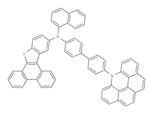 N-(4'-(6H-naphtho[2,1,8,7-klmn]acridin-6-yl)-[1,1'-biphenyl]-4-yl)-N-(naphthalen-1-yl)benzo[b]phenanthro[9,10-d]thiophen-12-amine