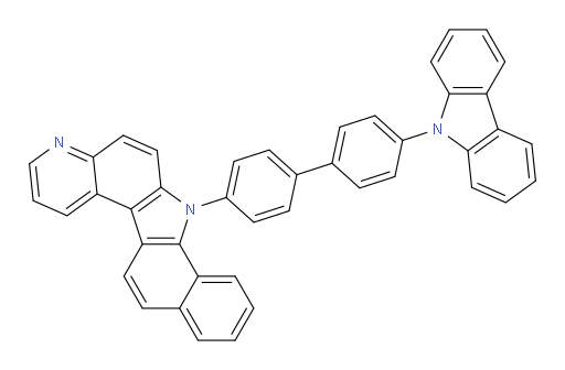 7-(4'-(9H-carbazol-9-yl)-[1,1'-biphenyl]-4-yl)-7H-benzo[a]pyrido[3,2-g]carbazole