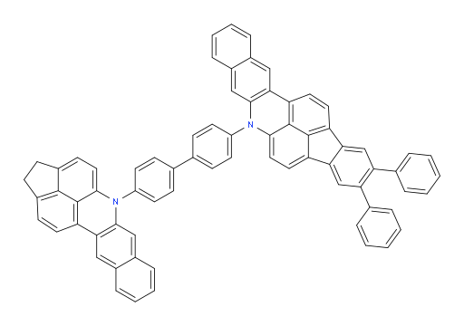 7-(4'-(1H-benzo[i]indeno[6,7,1-mna]acridin-5(2H)-yl)-[1,1'-biphenyl]-4-yl)-2,3-diphenyl-7H-benzo[i]fluoreno[2,1,9-mna]acridine