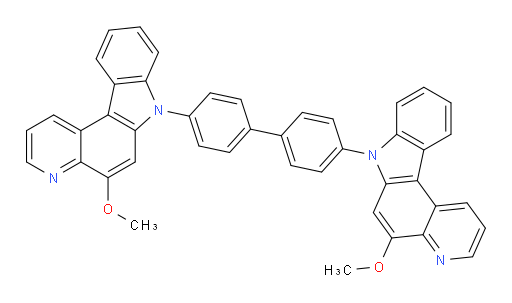 4,4'-bis(5-methoxy-7H-pyrido[2,3-c]carbazol-7-yl)-1,1'-biphenyl