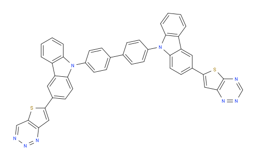 6-(9-(4'-(3-(thieno[2,3-e][1,2,4]triazin-6-yl)-9H-carbazol-9-yl)-[1,1'-biphenyl]-4-yl)-9H-carbazol-3-yl)thieno[3,2-d][1,2,3]triazine