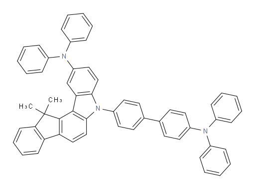 5-(4'-(diphenylamino)-[1,1'-biphenyl]-4-yl)-12,12-dimethyl-N,N-diphenyl-5,12-dihydroindeno[1,2-c]carbazol-2-amine