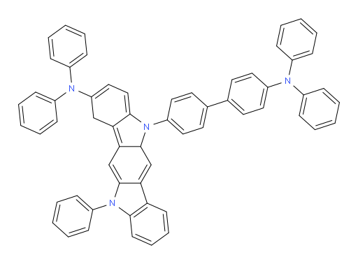 5-(4'-(diphenylamino)-[1,1'-biphenyl]-4-yl)-N,N,11-triphenyl-1,5,5a,11-tetrahydroindolo[3,2-b]carbazol-2-amine