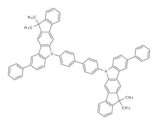 4,4'-bis(11,11-dimethyl-2-phenylindeno[1,2-b]carbazol-5(11H)-yl)-1,1'-biphenyl