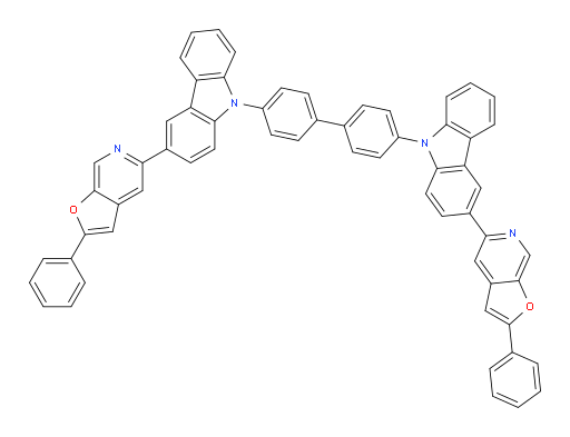 4,4'-bis(3-(2-phenylfuro[2,3-c]pyridin-5-yl)-9H-carbazol-9-yl)-1,1'-biphenyl